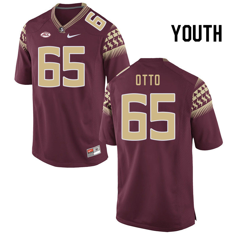 Youth #65 Andre Otto Florida State Seminoles College Football Jerseys Stitched Sale-Garnet - Click Image to Close